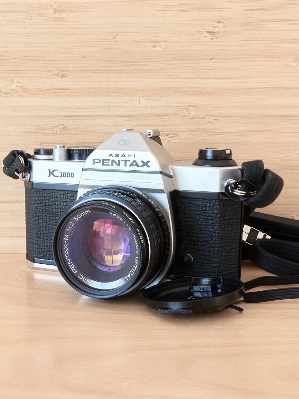 Asahi Pentax K1000 35mm SLR Film Camera SMC Pentax-M 50mm f/2 Lens Tested